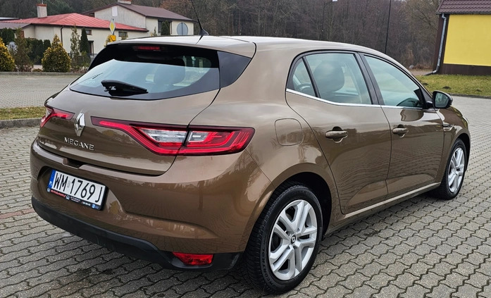 Renault Megane cena 42900 przebieg: 106849, rok produkcji 2016 z Skała małe 352